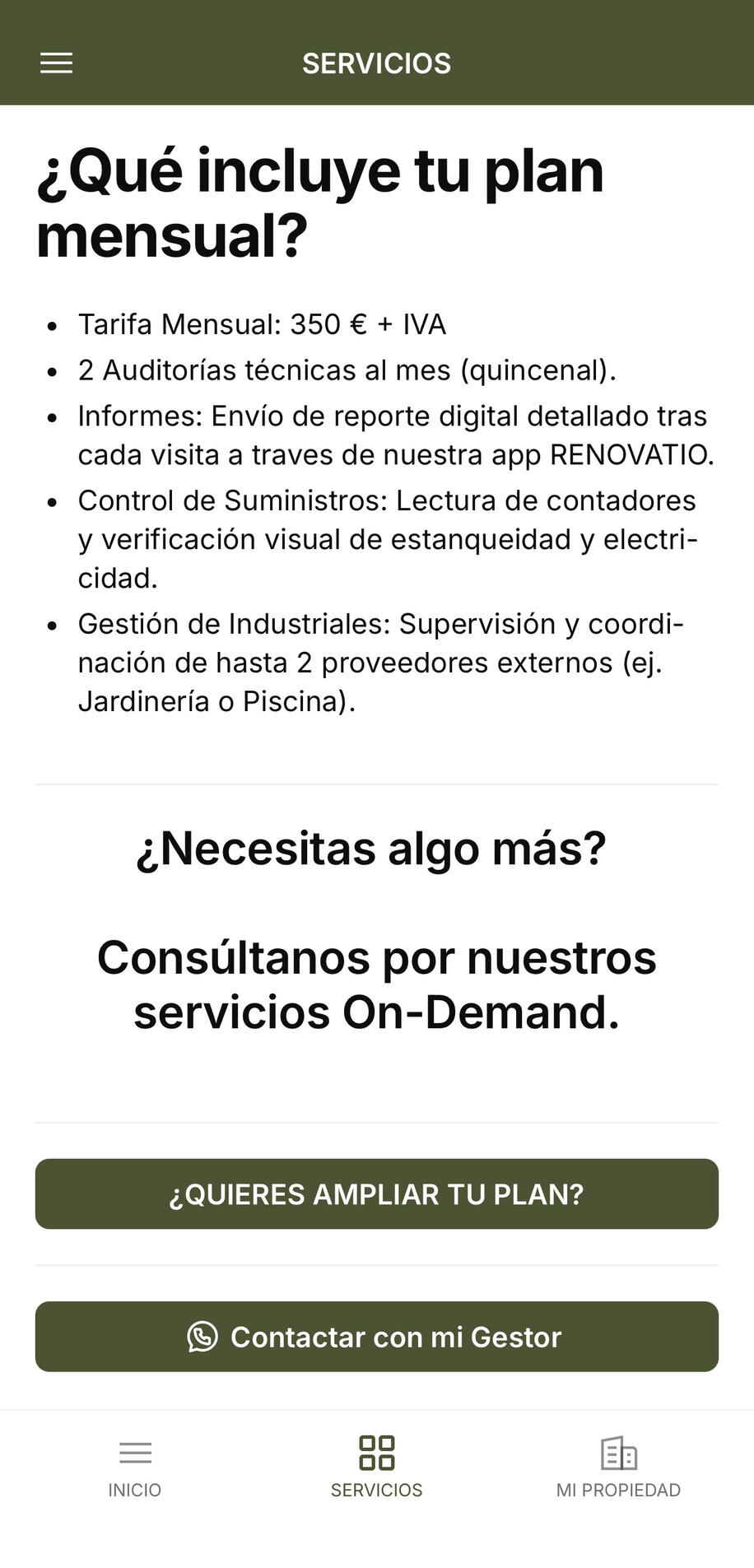 Plan mensual